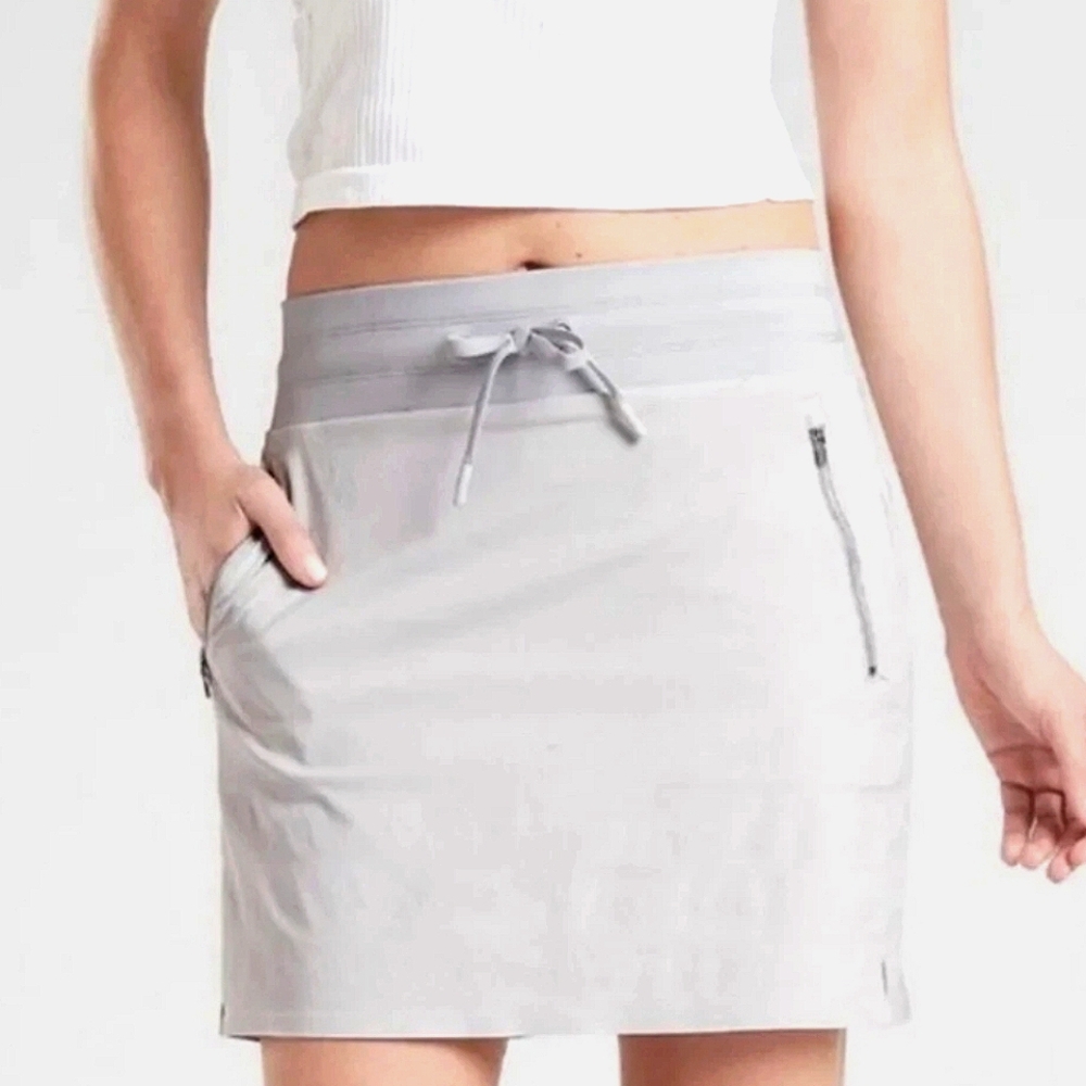 Athleta Grey Trekkie North Skort/skirt Size 2